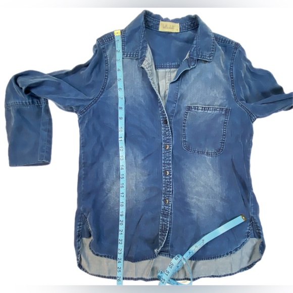 Bella dahl chambray denim shirt small EUC - Picture 7 of 12